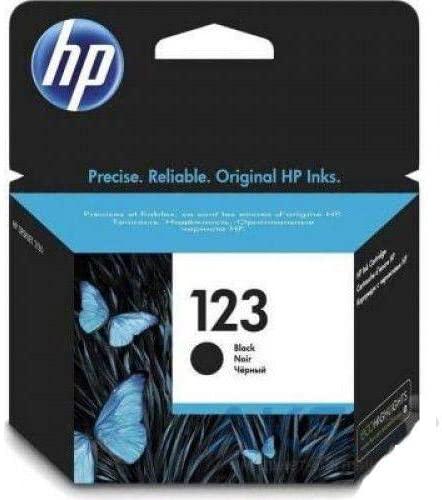 HP 123 Black Ink Cartridge 120 Pages - eBuy UAE